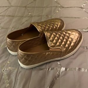 Torrid Size 9 Rose Gold Slip on Shoes - worn once.